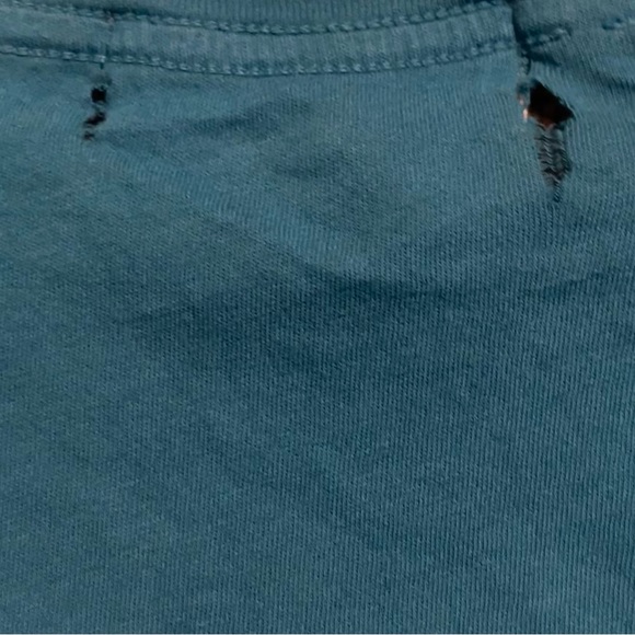 WILDFOX | Distressed Mermaid Skeleton Blue T Shirt | XS - Picture 16 of 16